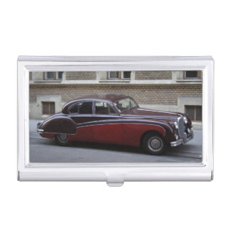 Red Jaguar Mark IX Business Card Holder