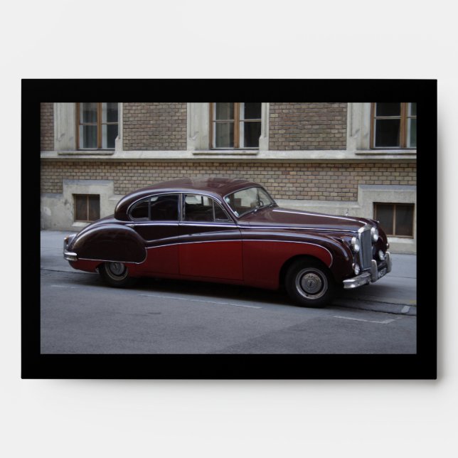 Red Jaguar Mark IX Envelope (Front)