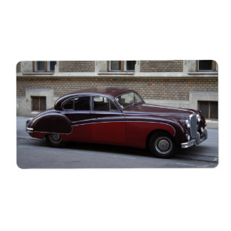 Red Jaguar Mark IX Label