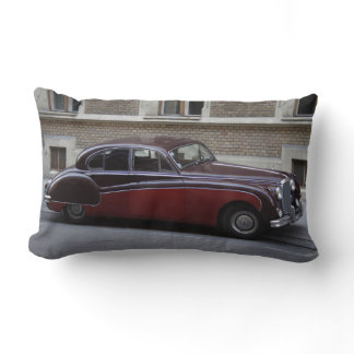 Red Jaguar Mark IX Lumbar Pillow
