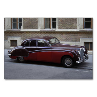Red Jaguar Mark IX Table Number