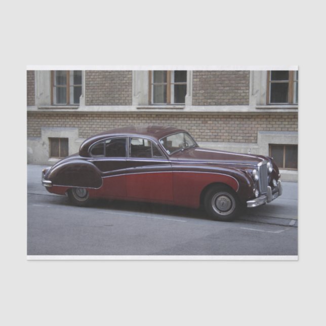 Red Jaguar Mark IX Tissue Paper (Front)
