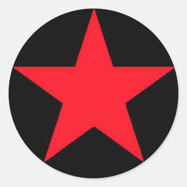 Red Jammer Star Sticker (Front)