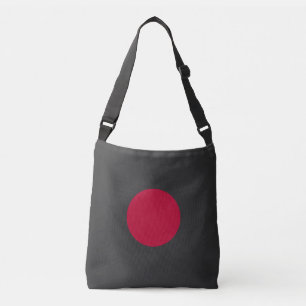 Red Japan Sun Crossbody Bag
