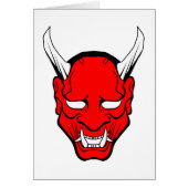 Red Japanese Hannya Mask (Front)