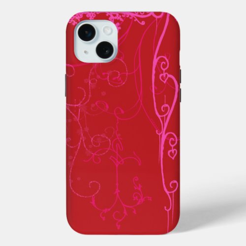 Red Jazzy iPhone Cases