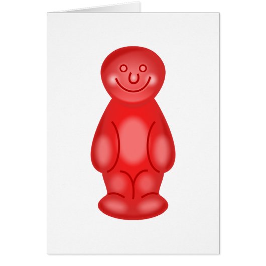 Red Jelly Baby Cards (Front)