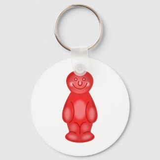 Red Jelly Baby Keychain