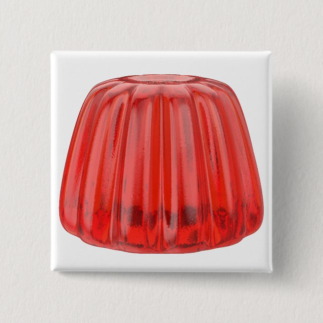 Red jelly dessert button (Front)