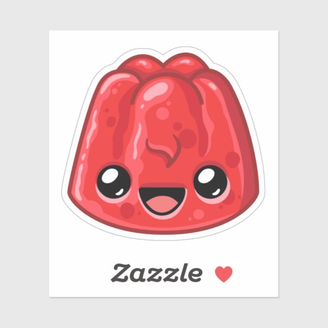 Red Jelly - Happy Jump Sticker (Sheet)