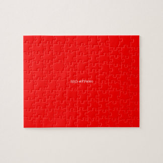 red jigsaw puzzle