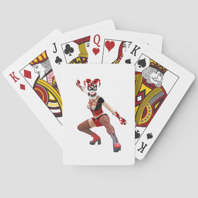Red Joker Poker Cards (Back)