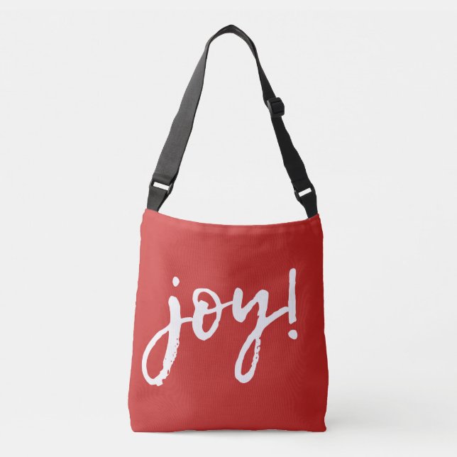 Red Joy Crossbody Bag Large (Front)