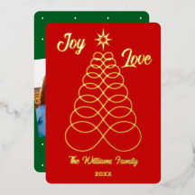 Red-Joy&Love-Infinite Love Christmas Tree-Photo