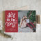 Red Joy To The World Christmas Carol Photo