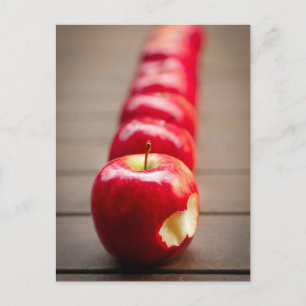Red Juicy Apples Postcard