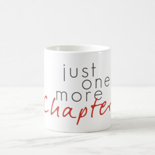 Red Just One More Chapter Coffee Mug