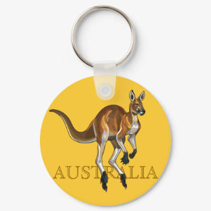 red kangaroo keychain