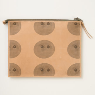 red kawaii mochi travel pouch