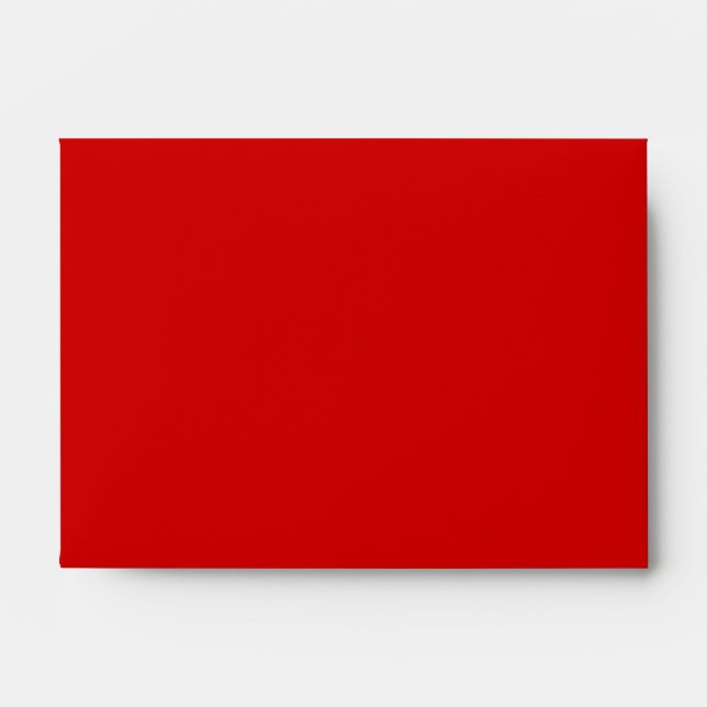 Red Keep Calm and Carry On Envelope (Front)
