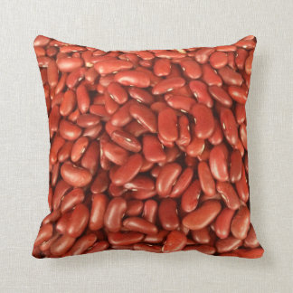 Red Kidney Beans Throw Pillow