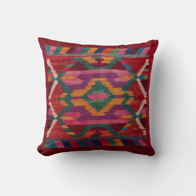 "Red Kilim Pillows Canada: Artisanal Elegance for  (Front)