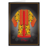Red Kimono Card (Front)