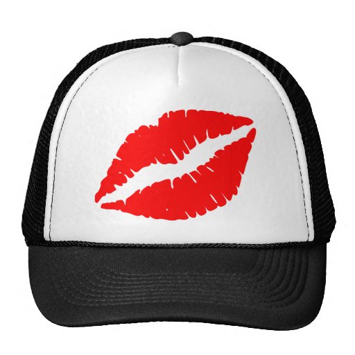 Red Kiss Trucker Hat | Zazzle