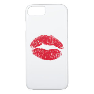 Red Kissing Lips iPhone 8/7 Case
