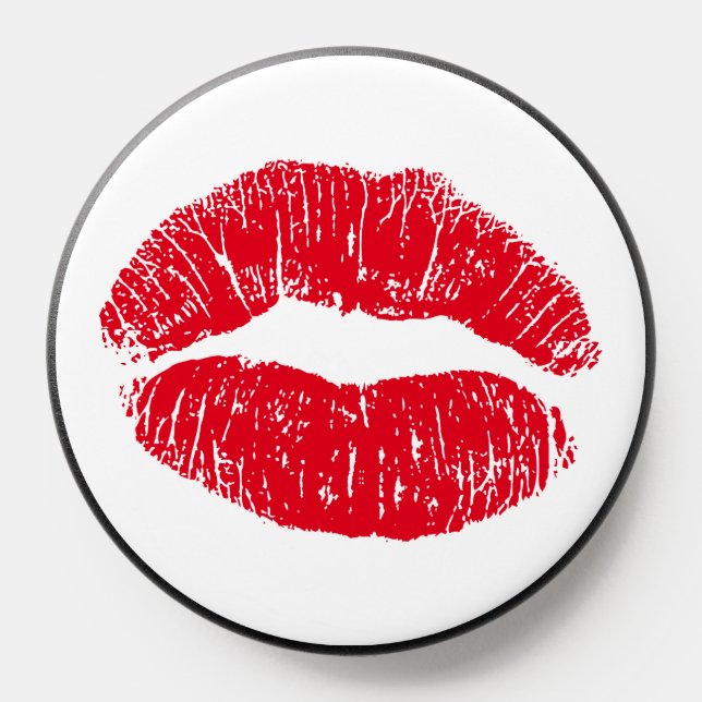 Red Kissing Lips PopSocket (Popsocket)