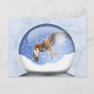 Red Kite in a Globe Postcard