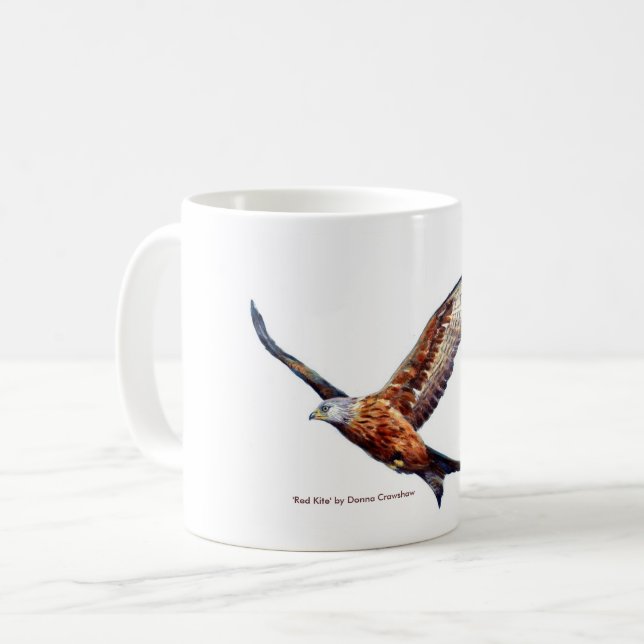 Red Kite Mug (Front Left)