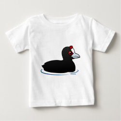 Red-knobbed Coot Baby Fine Jersey T-Shirt