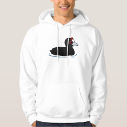 Red-knobbed Coot Men's Basic Hooded Sweatshirt