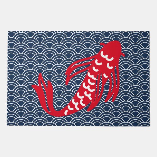 Red Koi Fish Doormat