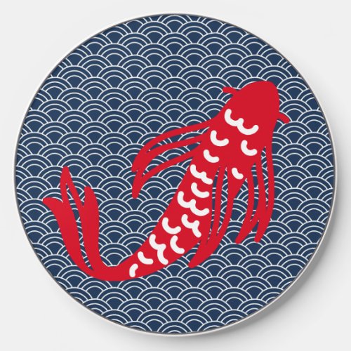 Red Koi Fish Wireless Charger