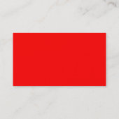 Red Label Investment Banker Business Card (Back)