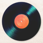 Red label vinyl faux look