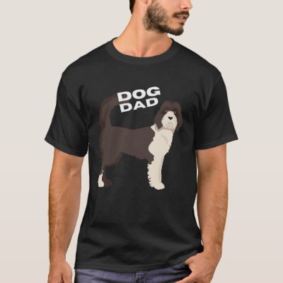 Red Labradoodle Dog Dad T-Shirt
