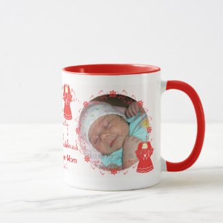 Red Lace Angel Christmas For Mom Photo