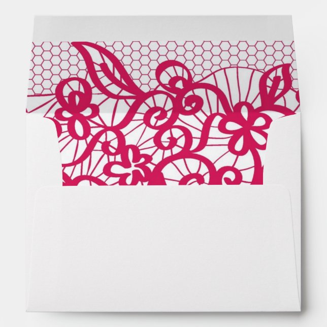 Red lace envelope (Back (Bottom))