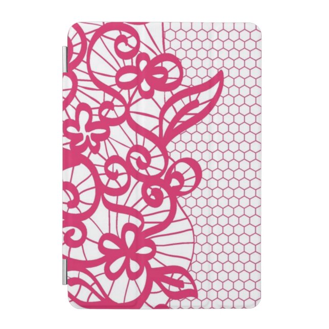 Red lace iPad mini cover (Front)