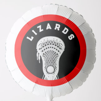 Red Lacrosse Sports Balloon