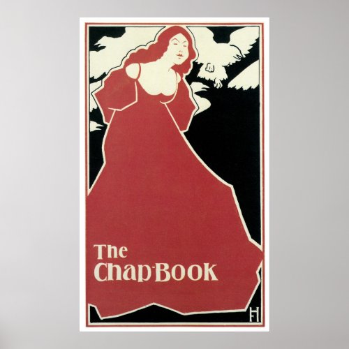 Red Lady  The Chap Book Poster