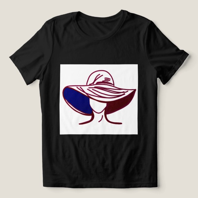 Red Lady Tri-Blend Shirt (Design Front)