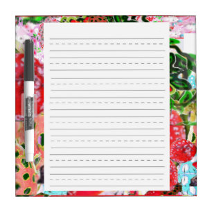 Red Ladybg ABC Lettering Worksheet Dry Erase Board