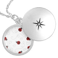 Red Ladybug Beetle Insect Lover Black Hearts