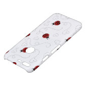 Red Ladybug Beetle Insect Lover Black Hearts Uncommon Google Pixel Case (Top)