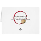 Red Ladybug Card (Back Horizontal)