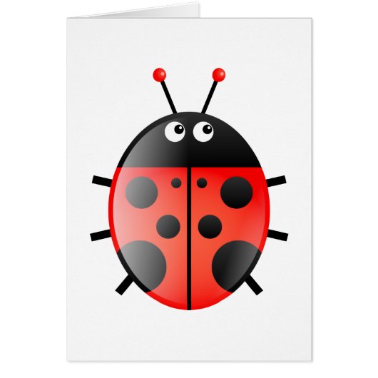 Red Ladybug Cards (Front)